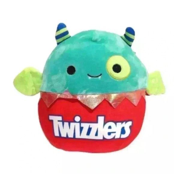 Squishmallow Twizzlers Zelic Monster Bat 8” plush - Picture 1 of 4